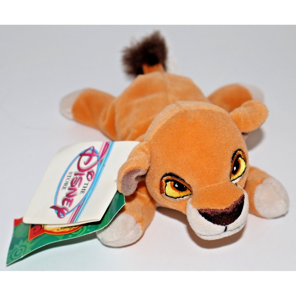 THE DISNEY STORE Lion King Simba's Pride KIARA 8" Beanbag Stuffed Animal Plush